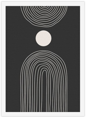 Black & white, Line Art, Πίνακες σε καμβά, 15 x 20 εκ.