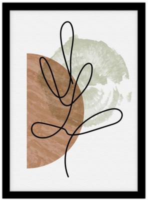 Γραμμικό κλαδί δέντρου Line Art Πίνακες σε καμβά 20 x 30 εκ. (43477)