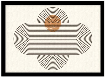 Houseart Artistic lines, Line Art, Πίνακες σε καμβά, 20 x 15 εκ.