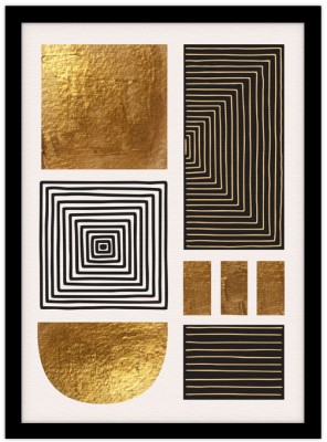 Color combination, Line Art, Πίνακες σε καμβά, 15 x 20 εκ.