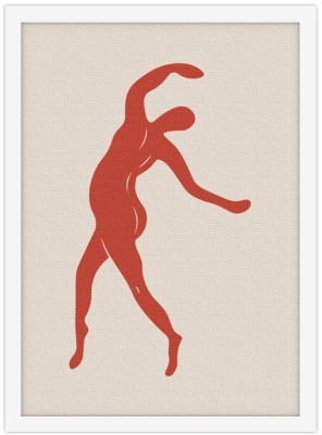 Χορευτική κίνηση ανθρώπου, Line Art, Πίνακες σε καμβά, 20 x 30 εκ. (45664)