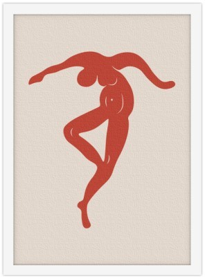 Κόκκινος χορευτής Line Art Πίνακες σε καμβά 20 x 30 εκ. (45665)