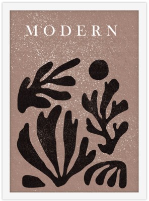 Modern plant, Line Art, Πίνακες σε καμβά, 15 x 20 εκ.
