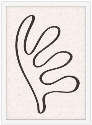 Σχεδιάγραμμα φύλλου, Line Art, Πίνακες σε καμβά, 20 x 30 εκ. (45893)