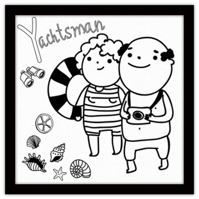 Τουρίστας, Μικροί ζωγράφοι DIY, Πίνακες σε καμβά, 40 x 