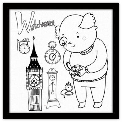 Ωρολογοποιός, Μικροί ζωγράφοι DIY, Πίνακες σε καμβά, 40