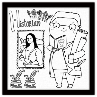 Ιστορικός, Μικροί ζωγράφοι DIY, Πίνακες σε καμβά, 40 x 