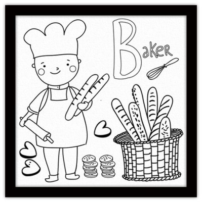 Φούρναρης, Μικροί ζωγράφοι DIY, Πίνακες σε καμβά, 40 x 