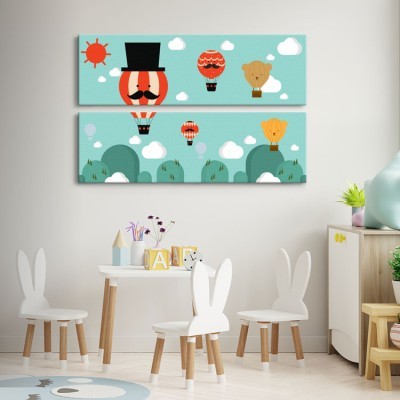 Αερόστατα, Παιδικά, Multipanel, 120 x 75 εκ.