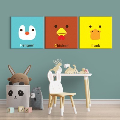 Houseart Penguin Chicken Duck, Παιδικά, Multipanel, 150 x 50 εκ.