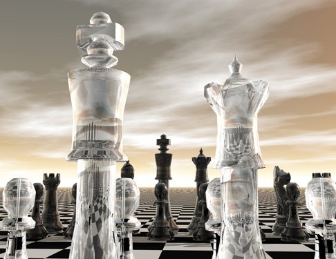 Ψηφιακή απεικόνιση μιας σκακιέρας