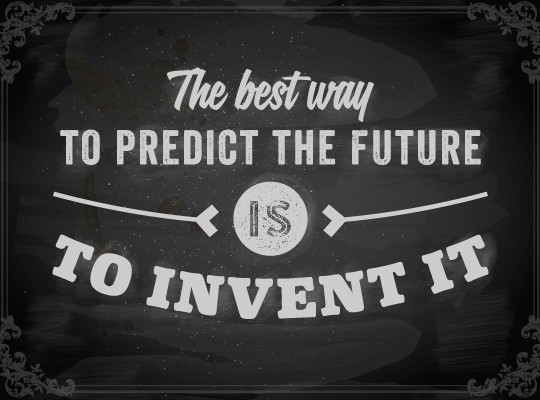 To invent it..