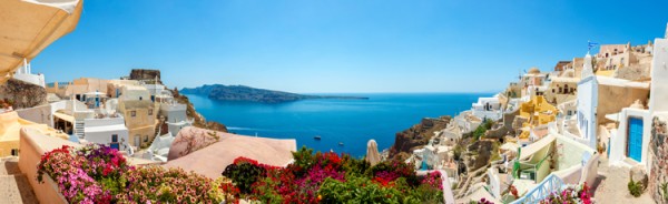 Θέα από την Οία, Σαντορίνη