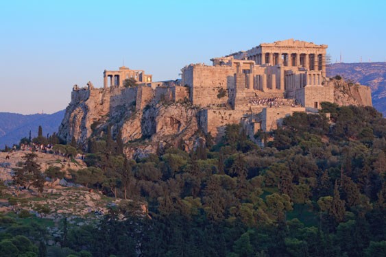 Ο ναός του Παρθενώνα στην Ακρόπολη