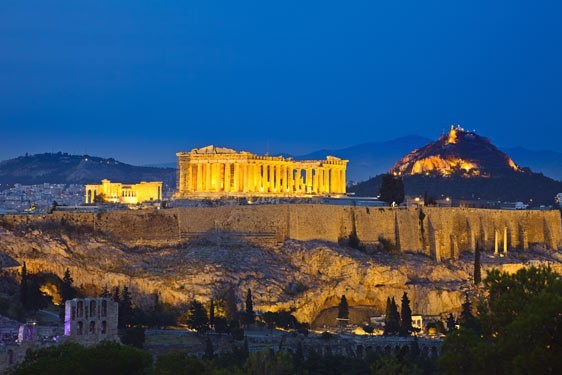 Ακρόπολης τη νύχτα, Αθήνα, Ελλάδα