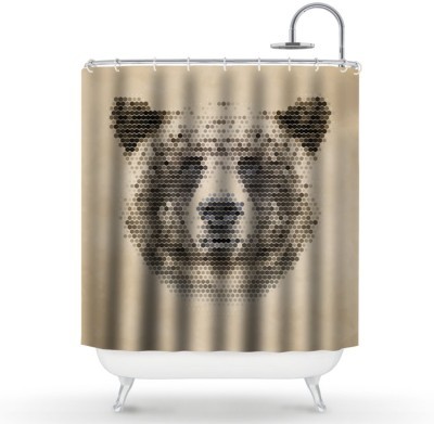 Αρκούδα, Διάφορα, Κουρτίνες μπάνιου, 150 x 180 εκ.
