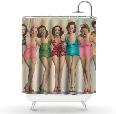 Pin up κορίτσια, Διάφορα, Κουρτίνες μπάνιου, 150 x 180 εκ.