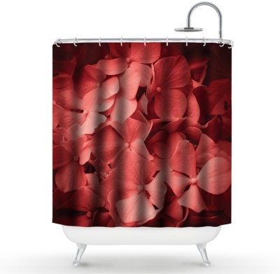 Κόκκινες ορτανσίες, Διάφορα, Κουρτίνες μπάνιου, 150 x 180 εκ.