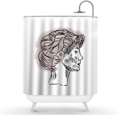 Houseart Coco Chanel, Line Art, Κουρτίνες μπάνιου, 150 x 180 εκ.