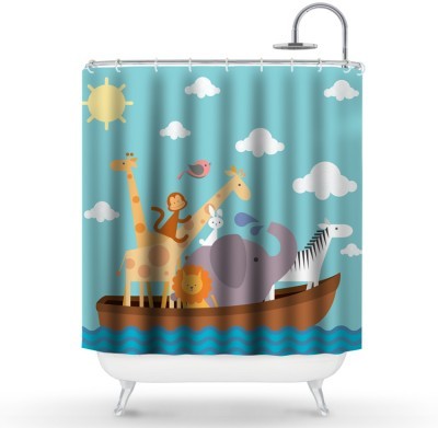 Κιβωτός του Νώε, Παιδικά, Κουρτίνες μπάνιου, 150 x 180 εκ.