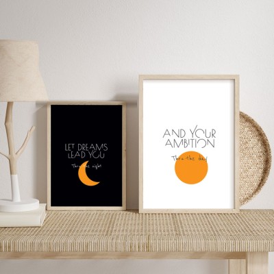 Thru day & night, σε Καμβά, Gallery Wall, 2 Τεμάχια