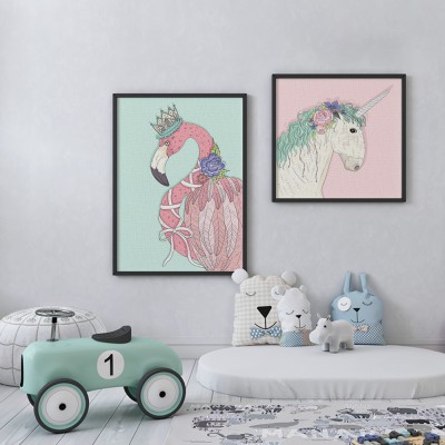 Μαγικά Ζώα, σε Καμβά, Gallery Wall, 2 Τεμάχια