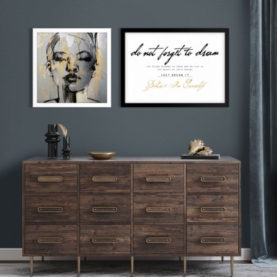 Houseart Just dream it, σε Καμβά, Gallery Wall, 2 Τεμάχια