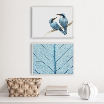 Μπλε αποχρώσεις φύσης, σε Καμβά, Gallery Wall, 2 Τεμάχια