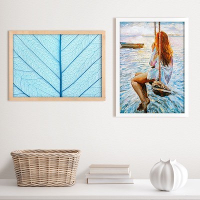 Μπλε όνειρο, σε Καμβά, Gallery Wall, 2 Τεμάχια