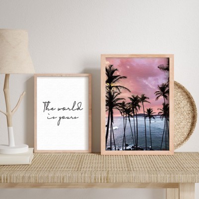 World\'s magic, σε Καμβά, Gallery Wall, 2 Τεμάχια