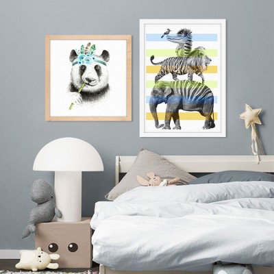 Animals, σε Καμβά, Gallery Wall, 2 Τεμάχια