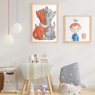 Houseart Friendship, σε Καμβά, Gallery Wall, 2 Τεμάχια