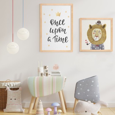 Παραμυθένιο Λιοντάρι, σε Καμβά, Gallery Wall, 2 Τεμάχια