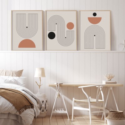 Houseart Γραφικός συνδυασμός, σε Καμβά, Gallery Wall, 3 Τεμάχια