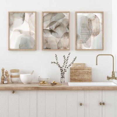 Modern painting, σε Καμβά, Gallery Wall, 3 Τεμάχια