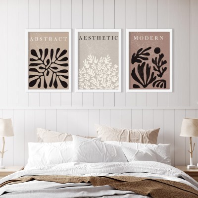 Abstract modern aesthetic, σε Καμβά, Gallery Wall, 3 Τεμάχια