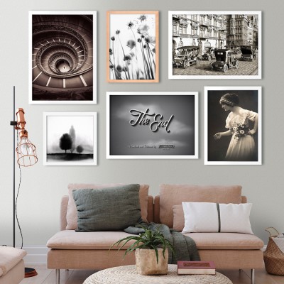 Houseart Ταξίδι στο παρελθόν, σε Καμβά, Gallery Wall, 6 Τεμάχια