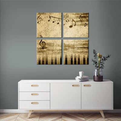 Houseart Νότες, Διάφορα, Multipanel, 100 x 100 εκ.