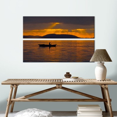 Houseart Ηλιοβασίλεμα του Αμβρακικού, Ελλάδα, Multipanel, 120 x 74 εκ.