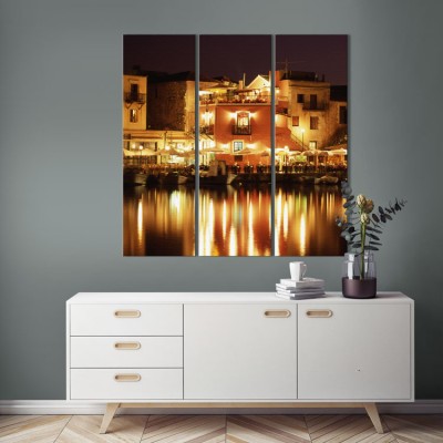 Houseart Λιμάνι Ρεθύμνου, Κρήτη, Ελλάδα, Multipanel, 99 x 101 εκ.