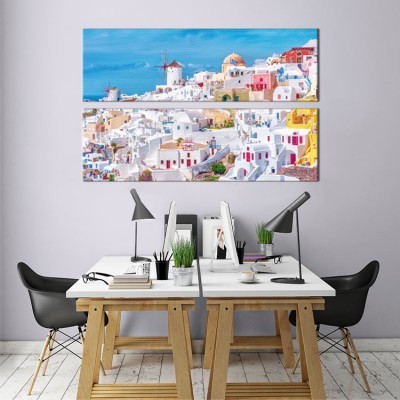 Καλντέρα, Σαντορίνη, Ελλάδα, Multipanel, 120 x 74 εκ.