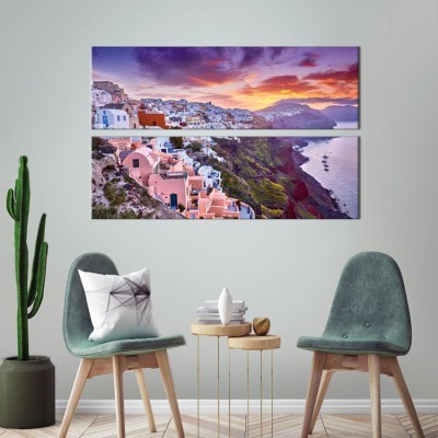 Θηρά, Σαντορίνη, Ελλάδα, Multipanel, 120 x 74 εκ.