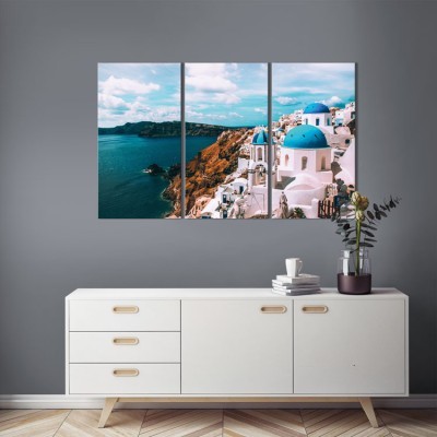 Σαντορίνη, Ελλάδα, Ελλάδα, Multipanel, 120 x 75 εκ.