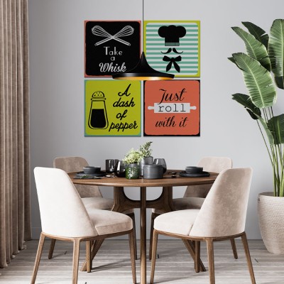 Houseart A dash of pepper, Φαγητό, Multipanel, 100 x 100 εκ.