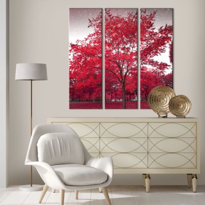 Houseart Kόκκινη Φύση, Φύση, Multipanel, 101 x 99 εκ.