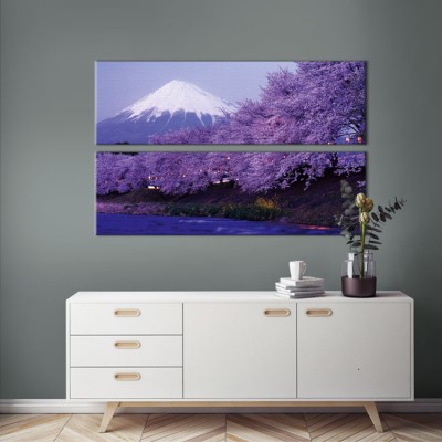 Houseart Μωβ τοπίο, Φύση, Multipanel, 120 x 74 εκ.