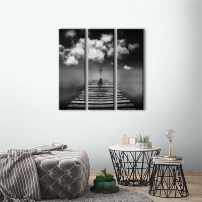 Ορίζοντας, Άνθρωποι, Multipanel, 99 x 101 εκ.