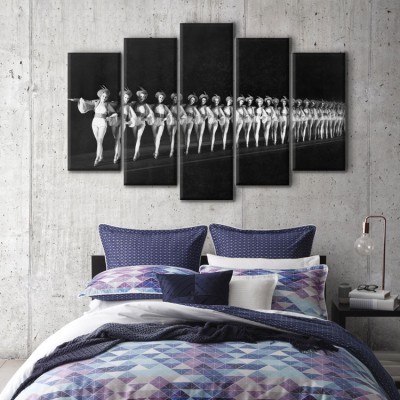 Houseart Ρετρό Μπαλέτο, Άνθρωποι, Multipanel, 180 x 120 εκ.