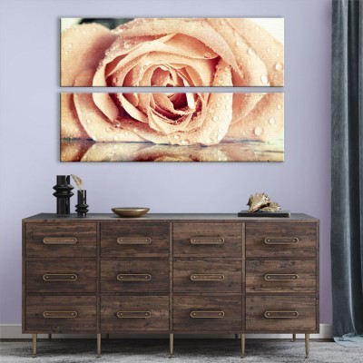 Τριαντάφυλλο, Vintage, Multipanel, 120 x 74 εκ.