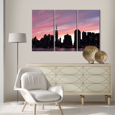 Houseart New York view, Πόλεις - Ταξίδια, Multipanel, 120 x 75 εκ.
